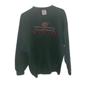 Vintage Minnesota Wild Embroidered Crewneck